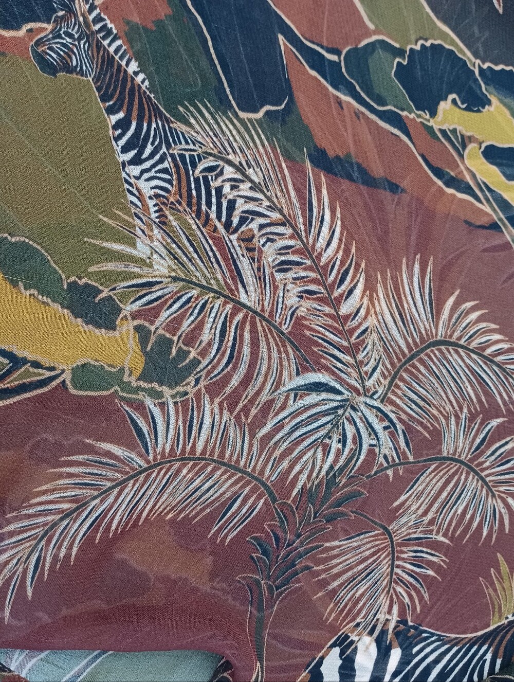 Farm Rio Savana Dream Maxi Dress Size XS Women Long Sleeve Viscose V Neck Boho - Picture 8 of 16